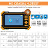 Picture of Rsrteng CCTV Tester Monitor Auto HD Coaxial Camera Tester 4K 8MP TVI/CVI/AHD/CVBS Analog Video Monitor 4.3 inch TFT-LCD Screen PTZ Control RS485 Call OSD Menu Audio DC12V Power Output