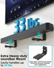 Picture of HCMOUNTING Universal Soundbar Mount - Adjustable for Samsung, Sony, Bose, LG, Vizio, Sonos & More | Heavy-Duty Iron Design Holds Up to 33 LBS | Anti-Slip Pads & 3.6"-6.1" Depth Adjustment