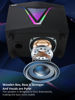 Picture of 2.1 USB-Powered Computer Speaker with Subwoofer,Computer Speakers with 9'' subwoofer-Dual 4.7'' mid-treble full-range satellites for PC,Speaker with Dynamic RGB,Up to 16W, 3.5mm Inputs,Strong Bass