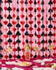 Picture of xo, Fetti Party Decorations Red and Black Casino Curtain - Set of 2 | Card Game Bachelorette Supplies, Vegas Birthday Photo Booth, Poker Party Backdrop