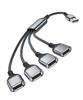 Picture of Basesailor USB Splitter 1 In 4 Out 1FT,USB Y Cable,USB A Male to Four Female Extension Cord Adapter,4 Port Multi Multiport Extender Hub,Double Dual Data Power Charger Split For Car,Xbox,PS4,PS5,Laptop