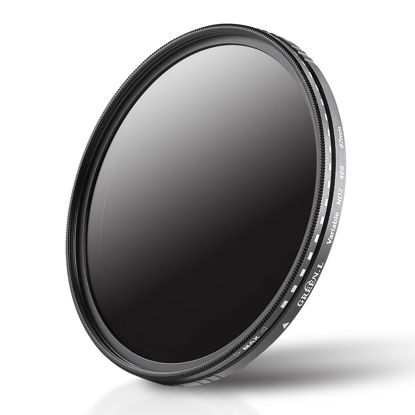 Picture of GREEN.L 58mm Variable ND Filter, Ultra Slim ND2 to ND400 (1-9 Stops) Adjustable Neutral Density Filter for Camera Lens