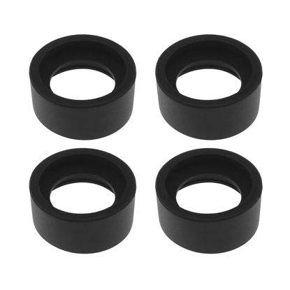 Picture of Be In Your Mind 4Pcs 2 Pair 32-36mm Eyepiece Cover Eyepiece Binocular Eye Cups Guard Cups Stereo Microscope Accessory for Stereo Microscope, Soft Rubber, Flat Angle