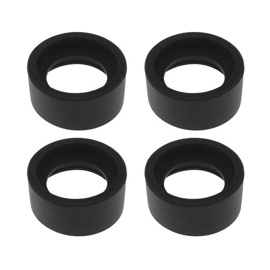 Picture of Be In Your Mind 4Pcs 2 Pair 32-36mm Eyepiece Cover Eyepiece Binocular Eye Cups Guard Cups Stereo Microscope Accessory for Stereo Microscope, Soft Rubber, Flat Angle