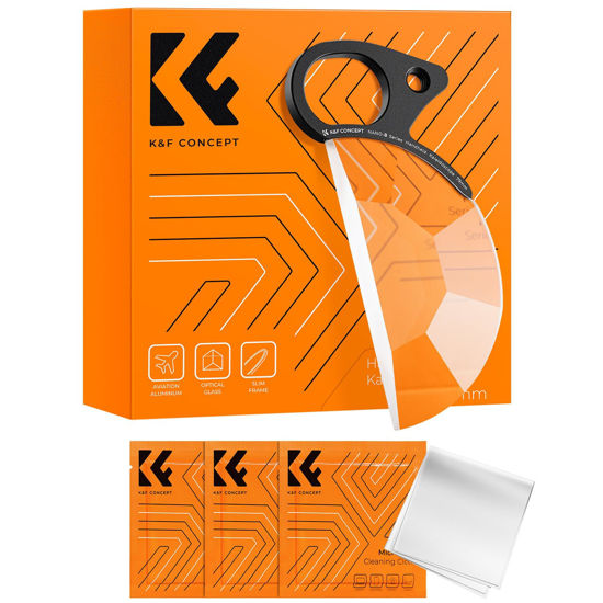 Picture of K&F Concept 79mm Handheld Subtle Kaleidoscope Filter, Special Effects Filter, Optical Glass Prism Filter for Camera Lens