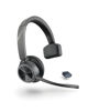 Picture of Poly Voyager 4310 UC Wireless Headset (Plantronics) - Single-Ear Bluetooth Headset w/Noise-Canceling Mic - Connect PC/Mac/Mobile via Bluetooth - Works w/Teams, Zoom, & More - Amazon Exclusive