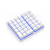 Picture of SurnQiee Left-Handed Mechanical Numeric Keypad, Hot-Swap LED Backlit Number Pad, Dual Mode USB C Keyboard, Expanded into a Left-Handed Keyboard Combined with a Standard Keyboard (White)