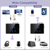 Picture of JXTZ Bluetooth Audio Adapter, Bluetooth 5.4 Transmitter Receiver Support U-Disk, TF Cards, Optical/RCA/Aux, LED Display Bluetooth Receiver for TV, Home Stereo, Wireless Adapter for Speakers Headphone