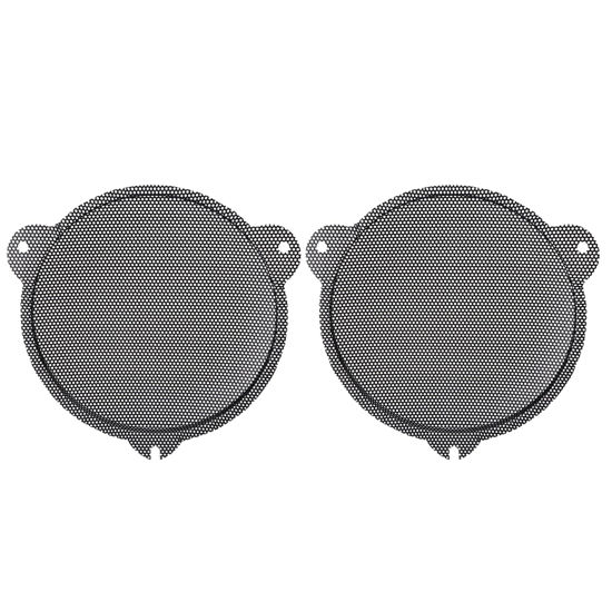 Picture of AC-MTORC Black Metal Batwing Fairings Front Mesh Speaker Grill Replacement for Harley Touring Electra Glide Street Glide Tri Glide Ultra Limited 2014-2023
