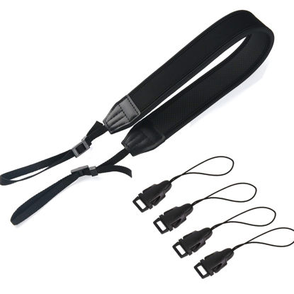Picture of Ruittos Camera Neck Strap, DSLR Shoulder Strap Sling Neoprene Padded Quick Disconnects