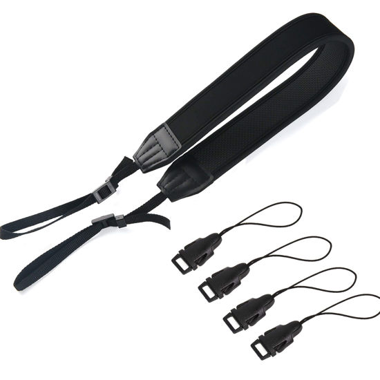 Picture of Ruittos Camera Neck Strap, DSLR Shoulder Strap Sling Neoprene Padded Quick Disconnects
