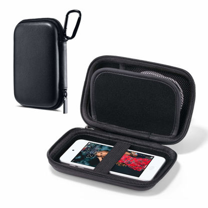 Picture of ULAK MP3 MP4 Player Case Bag Compatible with iPod Touch 7th/6th/5th Generation/Soulcker/Sandisk MP3 Player/G.G.Martinsen/Sony NW-A45 Fit for Earphones, USB Cable, Memory Cards, Black
