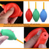 Picture of 6 Pcs Silicone Air Blower Blowing Ink Air Blower for Card Making Dispersing Blowing Dust Removal Ash Removal Gas Blowing Hand Held Cleaning Tools for Cameras,Watch, Cell Phone, Lenses Cleaning
