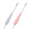 Picture of MoKo [2 Pack Silicone Grip Holder Ergo Protective Sleeve Cover Case Accessories Compatible with Apple Pencil 1st / 2nd Generation, Gray & Pink