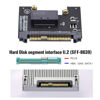 Picture of NFHK U.2 SFF-8639 Host Adapter to NVMe Ruler 1U GEN-Z EDSFF Short SSD P4511 E1.S Carrier Adapter