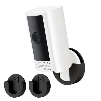 Picture of 2 Pack Adhesive Wall Mount for Ring Indoor Cam(1st Gen and 2nd Gen), Two Ways Easy Installation with Strong Tape and Screws, No Drilling, No Screws, Convenient and Practical Mount by ALERTCAM