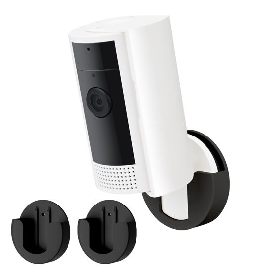 Picture of 2 Pack Adhesive Wall Mount for Ring Indoor Cam(1st Gen and 2nd Gen), Two Ways Easy Installation with Strong Tape and Screws, No Drilling, No Screws, Convenient and Practical Mount by ALERTCAM