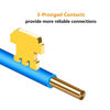 Picture of EZYUMM 20PCS RJ9(RJ9/RJ10/RJ22) 4P4C Telephone Cable Modular Plug Connector for Phone Handset Cord