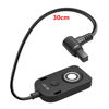 Picture of for Canon RS-80N3 Shutter Release Cable R5 R5C 5DIV 5D3 5D2 6D 6DII Remote Camera Small Shutter Release Remote Control 11.8in/30cm Cable Remote Wired Button 1DX Mark II,1ds ii (RC301-N3 11.8in/30cm)