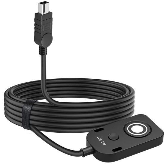 Picture of for Nikon Cable Release (MC-DC2) D750 D7200 Z6 Z7 Z7II Remote Camera Small Shutter Release Remote Control Wired Remote Photo Accessory D7500 D3300 D600 D90 D3200D7000 (RC301-DC2 NK 196.8in/5m)