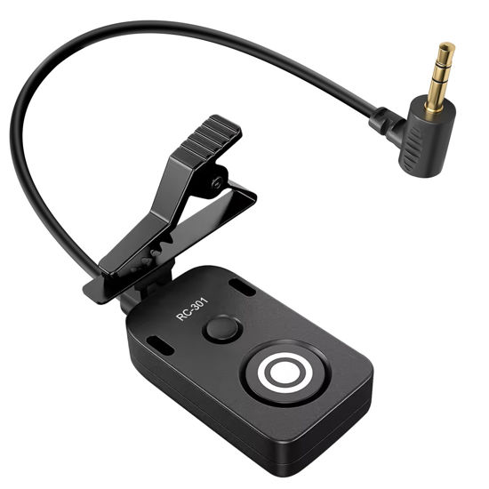 Picture of for Fuji gfx100II Cable Release Wire Shutter Button Shooting Controller RC301-3.5mm Small Remote Control for Fujifilm Camera to x-s10/xs20 xt200 (RC301-3.5mm Fuji 30cm/11.8in)