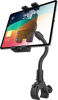 Picture of GDZN Gooseneck Treadmill Tablet Holder, iPad Clamp Mount for Bike, Handlebar, Spin Bike, Stroller, Wheelchair, Mic Stand, Indoor Cycling, Compatible with 4.7-13" Tablets and Phones