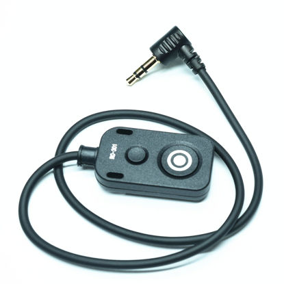 Picture of for Fuji xs10 x20 Cable Shutter Release Cable Camera Remote Control Camera Button Accessories Small Style Device 4.9ft Length Anti-Shake Camera Cable GFX100II/T200/XE4(RC301-3.5mm 59in)