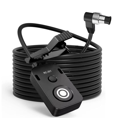 Picture of 5M Extension Cord RC301-DC0 Remote Small Shutter Release Remote Control for nk D850 D810 D800E Z8 Z9 Push Button Extension Portable Small Release Key(RC301-DC0 NK 196.8in/5m)