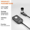 Picture of 5M Extension Cord RC301-DC0 Remote Small Shutter Release Remote Control for nk D850 D810 D800E Z8 Z9 Push Button Extension Portable Small Release Key(RC301-DC0 NK 196.8in/5m)