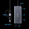 Picture of USB C USB3.0 SD Card Reader, 5in1 Multi Card Reader for SD/TF/CF/Micro SD/MS/M2, Drive Free for iPhone 15 pro max/Windows/Mac/Linux/Android (USB3.0 and Type-C)