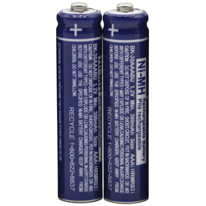 Picture of Cerepros 2-Pack BK-30AAABU 1.2V 300mAh Battery for Panasonic KX-TGDA50 KX-TGD530 KX-TGD630 KX-TGD632 KX-TGDA63 W KX-TGD860 W KX-TGD864 W Cordless Phones