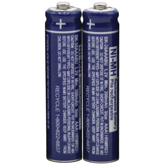Picture of Cerepros 2-Pack BK-30AAABU 1.2V 300mAh Battery for Panasonic KX-TGDA50 KX-TGD530 KX-TGD630 KX-TGD632 KX-TGDA63 W KX-TGD860 W KX-TGD864 W Cordless Phones