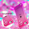 Picture of CAIYUNL iPod Touch 7 /iPod Touch 6 /iPod Touch 5 Case for Girls Women Kids,Glitter Bling Sparkle Shiny Liquid Floating Clear TPU Protective Phone Case for iPod Touch 7th/6th/5th Generation-Pink/Purple