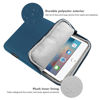 Picture of MoKo 7-8 Inch Tablet Sleeve Bag, Polyester Pouch Cover Case Fits iPad Mini (A17 Pro) 8.3" 2024, iPad Mini 6/5/4/3/2/1, Samsung Galaxy Tab S2 8.0, Tab A 8.0, ZenPad Z8s 7.9,Peacock Blue