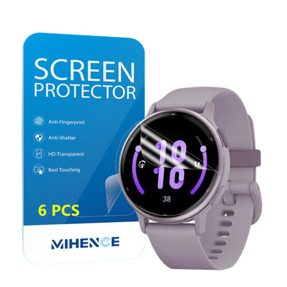 Picture of MIHENCE Compatible for Garmin vívoactive 5 Screen Protector, TPU HD Full Coverage Invisible Protective Film (6PCS)