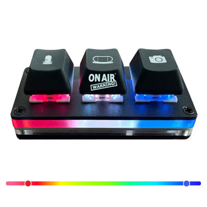 Picture of MuteSwitch - Mute Button and Software for Camera, Mic and Both Together. Adjust Colors for Webcam, Mic and in-Meeting Status Lights. Mute w/Switch or On Screen. Zoom, Teams Meet, Webex, etc., Mac & PC