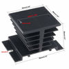 Picture of TIHOOD 3PCS Aluminum Heat Sink SSR Dissipation for Single Phase Solid State Relay 10A-40A Black