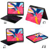 Picture of LENRICH Keyboard Case for iPad Air 13 inch M2 2024, Mulit Touchpad Backlight 360 Rotatable Cover Wireless Pencil Holder