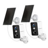 Picture of Septekon 2K Security Cameras Wireless Outdoor 2 Pack, Solar Battery Powered Camera with Two Spotlights, PIR Motion Detection Siren, Color Night Vision, 2-Way Audio, IP66 Waterpoof
