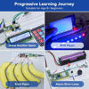 Picture of SunFounder Raspberry Pi Pico W Ultimate Starter Kit with Online Tutorials, 450+ Items, 117 Projects, MicroPython, Piper Make and C/C++ (Compatible with Arduino IDE)