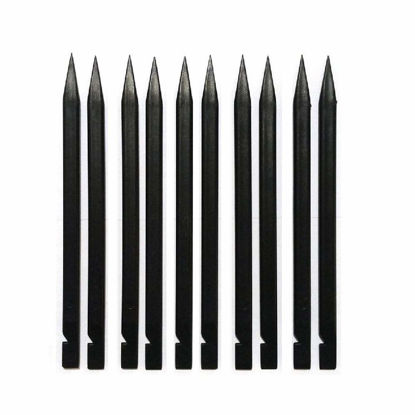 Picture of Fixinus 200 Pieces 4.72" Black Stick Non-Abrasive Nylon Plastic Spudger Security Pry Bar for iPhone iPad Mobile Phone Tablet Laptop LCD Screen Opening Repair Tool