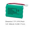 Picture of QBLPOWER 3.6V 800mAh 27910 Cordless Phone Battery Rechargeable 89-1323-00-00 E1112 E2801 TL72108 SD-7501 23-959 Cordless Handsets (Pack of 3)