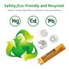 Picture of EOCIK 6 Pack HHR-4DPA NI-MH Rechargeable AAA Batteries for Panasonic 1.2V 700mAh AAA Rechargeable Battery for Cordless Phones