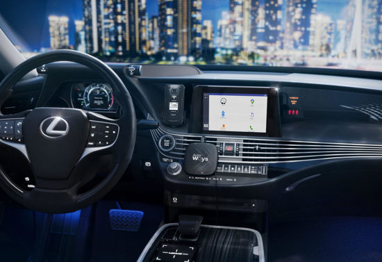 Picture of Jewish Hebrew GPS Navigation for Cars by Autoways | Simple Device Without Screen | 8GB RAM & 128GB ROM | Easy to Use GPS, Bluetooth | SD Card Slot, Hands-Free Calling & Music [US-Canada]