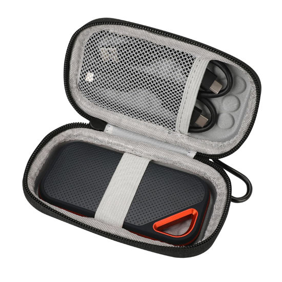 Picture of Hard Case for Sandisk Extreme Pro/Sandisk Extreme Portable External SSD 128GB 500GB 1TB 2TB Protective Storage Travel Bag (Gray)