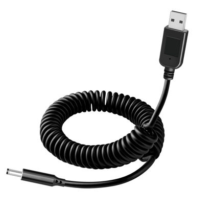 Picture of SYGGDERS Baby Car Camera Cable USB 5Vto DC5521 to USB 12V Power Spring Cable Adapter