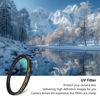 Picture of JONGSUN 49mm UV Filter, S-Pro HD Nano MRC Camera Ultraviolet Protection Filter, Multicoated, B270, Ultra-Slim, Lens Cloth Kit