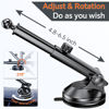 Picture of GPS Suction Cup Mount for Garmin GPS Mount【Strong suction】Replacement GPS Dash Mount 17mm Ball MountLong Dashboard Windshield Car Holder for Garmin Nuvi Drive Dezl RV Driveassist,GPS Holder for Truck