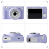 Picture of SZHSYJY Camera Case for Sony ZV-1F/ ZV-1 II/ZV-1M2 Digital Camera,ZV1F Soft Silicone Protective Bag,Anti-Scratch Slim Fit Soft Sleeve With ZV1 F screen protector and strap wrist. (Lilac Colour)