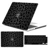 Picture of GABraden Compatible with MacBook Air 13.6 inch Case 2022 2024 Release A2681 M2 & A3113 M3 Chip with Liquid Retina Display & Touch ID and Keyboard Protectors,Laptop Hard Shell（Black Leopard Cheetah）